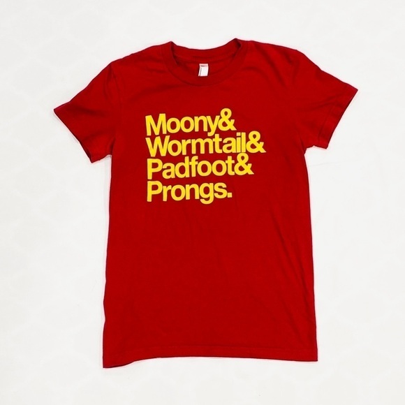 American Apparel Harry Potter Marauders Names Graphic Tee - Picture 1 of 3